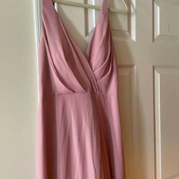 Azazie Skye Bridesmaid Dress In Beautiful Dusty Mauve, Size 6 - Picture 2 of 12